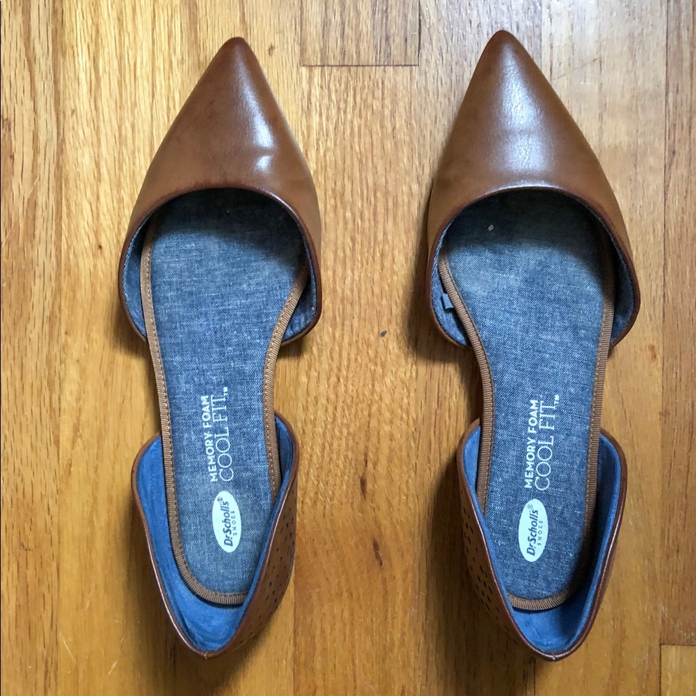 Vegan Leather d’Orsay flats